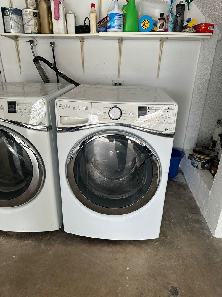 Whirlpool Duet front-load dryer serviced by Universal Appliances Repair, Orange County