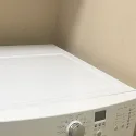 Photo from LethKris B&H's review showing the white Electrolux dryer that was repaired