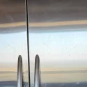 Photo from Aghasahib Zarbaliyev's review showing his stainless refrigerator